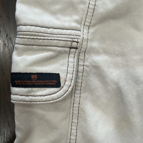 High waste relaxed skate jean, size 26, Ivory - Picture 4 of 5